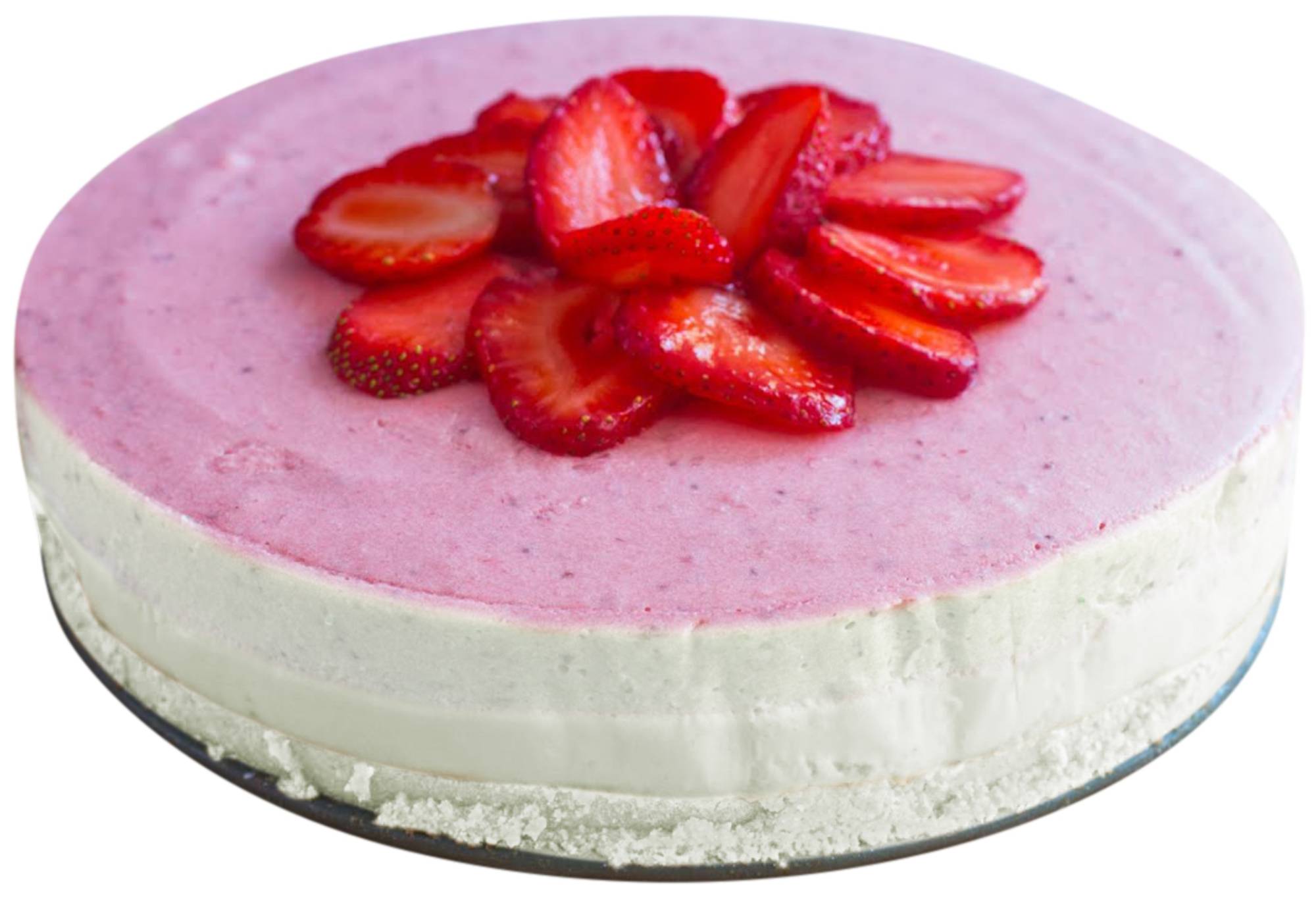 Order Sugar Free Strawberry Mousse Cake - 3 lbs food online from Andy Anand Chocolates store, Chino on bringmethat.com