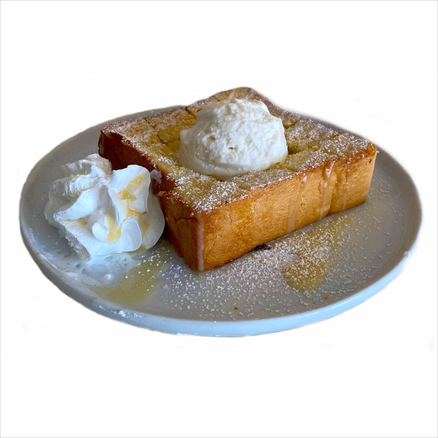 Order Ice Cream with Whipped Cream Honey Toast food online from Matcha Cafe Maiko Escondido store, Escondido on bringmethat.com