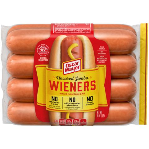 Order Oscar Mayer Jumbo Hot Dogs 16oz food online from 7-Eleven store, Las Vegas on bringmethat.com