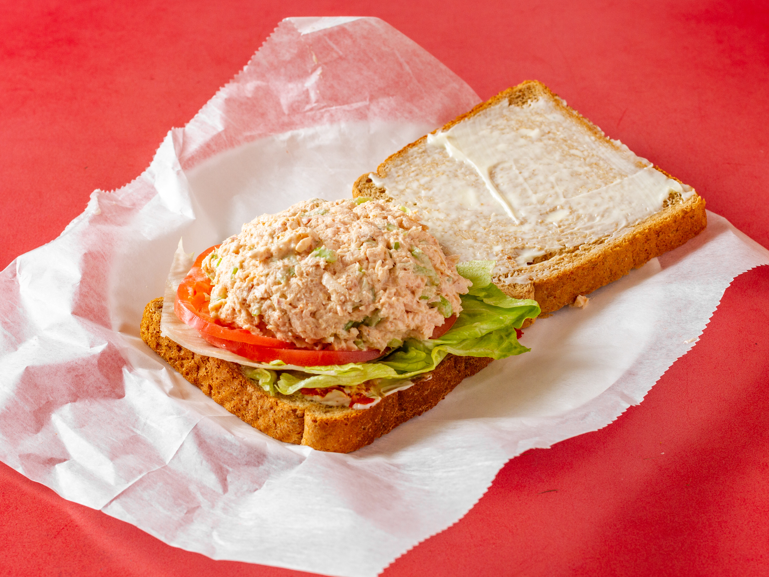 Order Tuna Salad Sandwich food online from Towson Pizzeria store, Towson on bringmethat.com