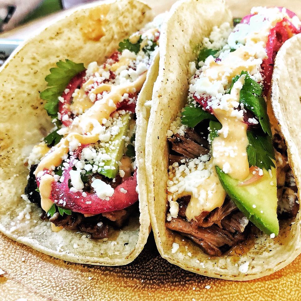 Order Brisket Tacos food online from Toasted Walnut Table And Market store, Celina on bringmethat.com
