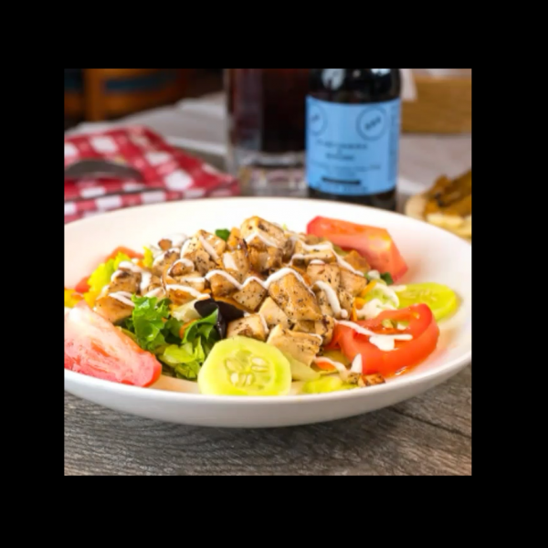 Order Chef Salad with Grilled Chicken food online from Blakes BBQ & Burgers Blake store, Houston on bringmethat.com