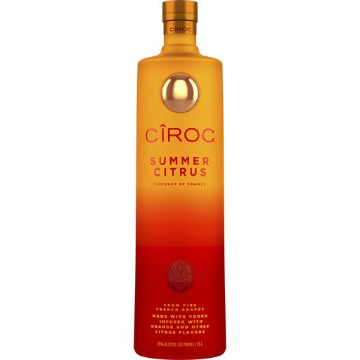 Order Ciroc Summer Citrus Vodka (1.75 LTR) 140094 food online from BevMo! store, Salinas on bringmethat.com