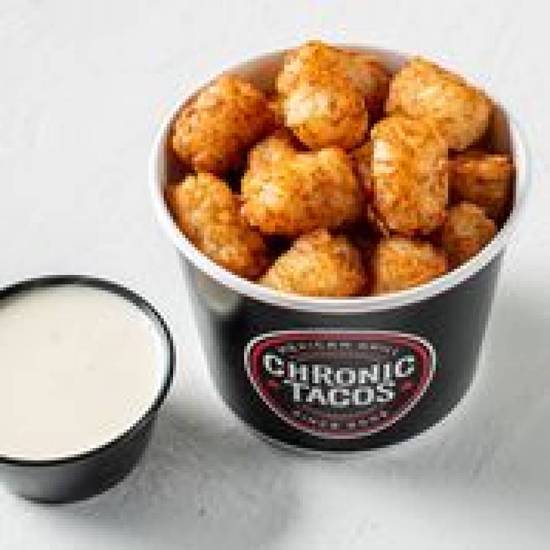Order Tots & Queso food online from Chronic Tacos store, Huntington Beach on bringmethat.com