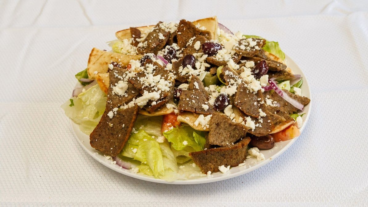 Order Gyro Salad - Salad food online from Pizza Pronto store, Pittsburgh on bringmethat.com