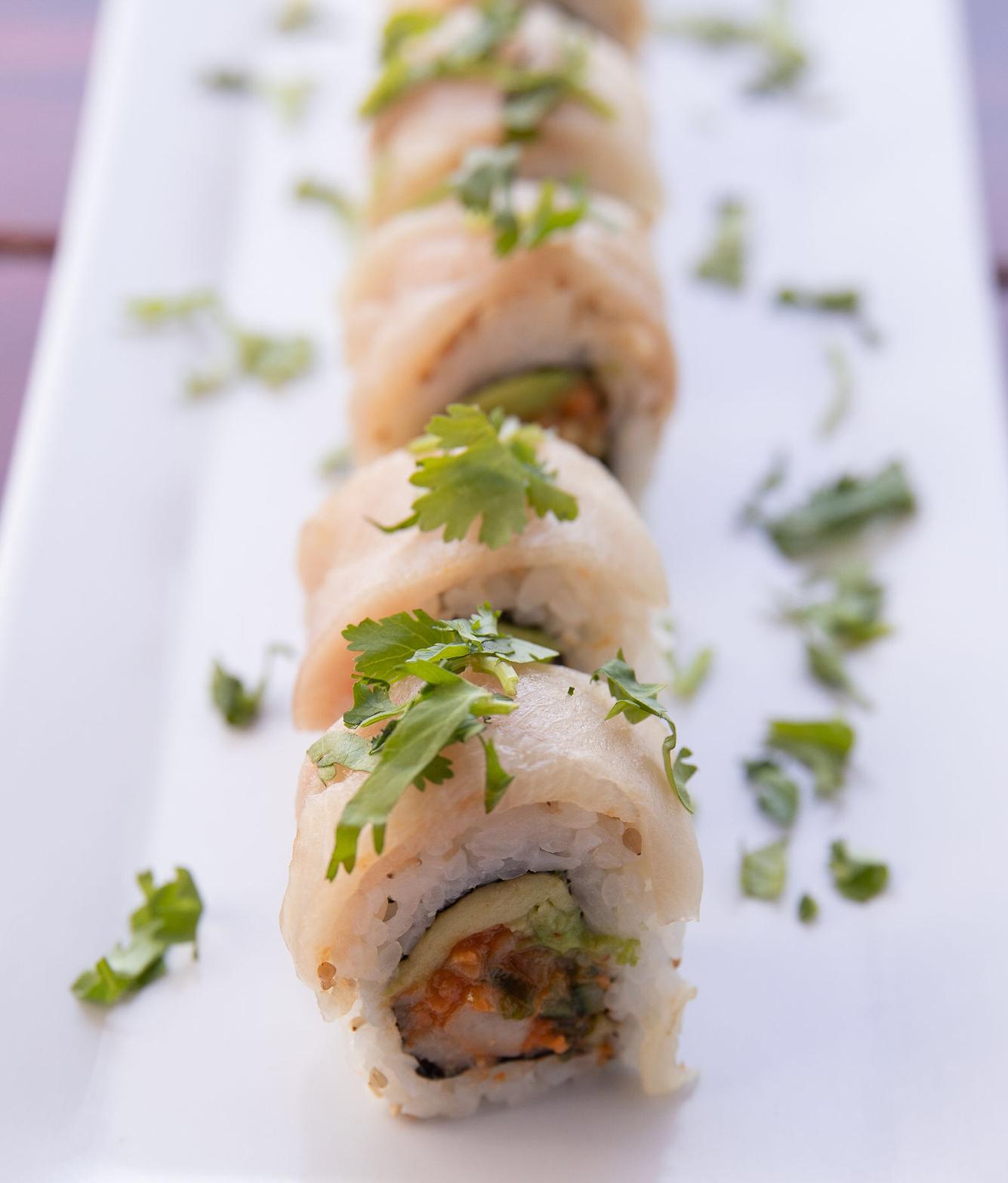 Order Yellowtail Special food online from Meshuga 4 Sushi - W. Pico Blvd. store, Los Angeles on bringmethat.com