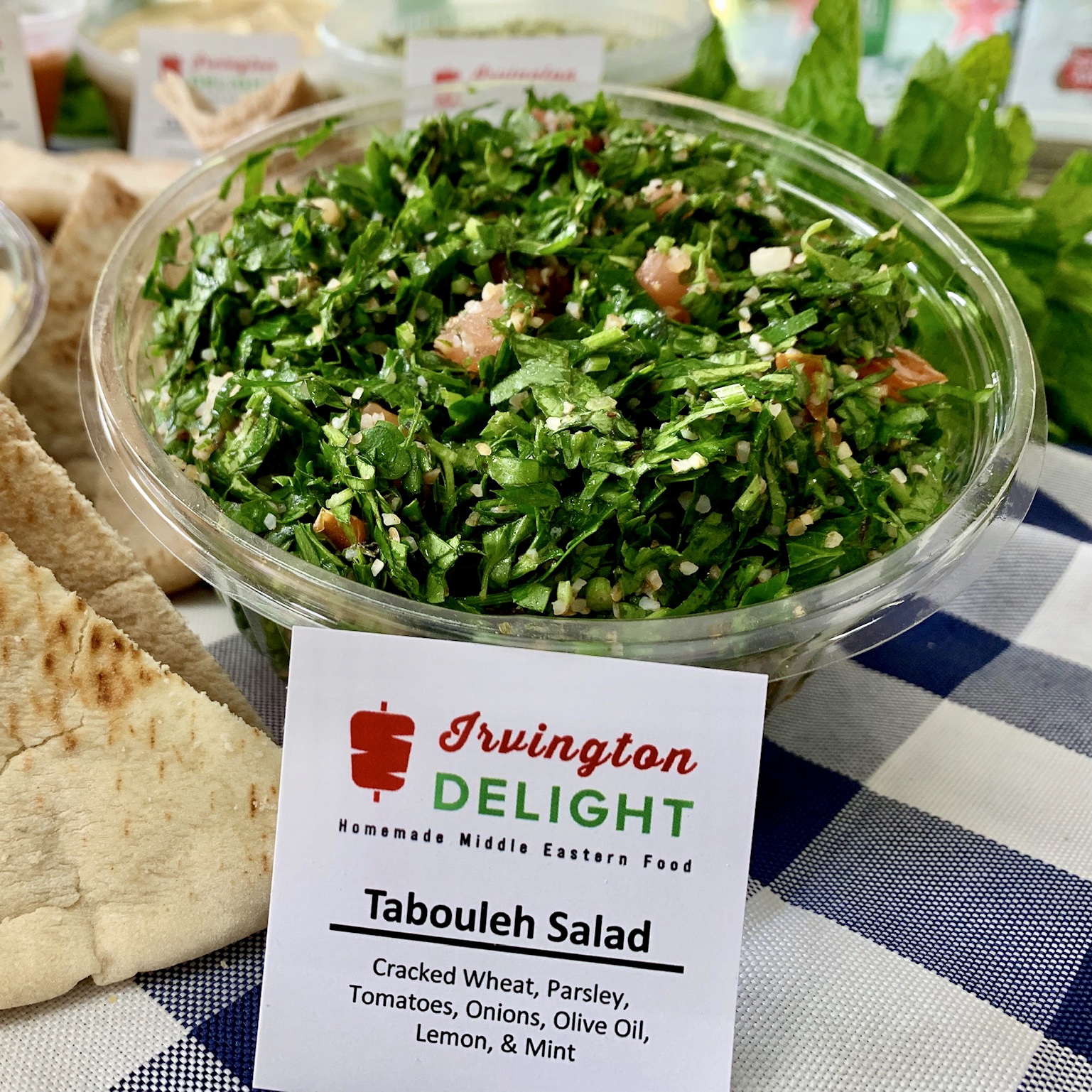 Order Tabouleh Salad food online from Irvington Delight store, Irvington on bringmethat.com