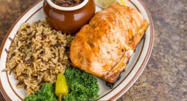 Order Cedar Plank Salmon food online from Winchesters Grill and Saloon store, Ventura on bringmethat.com