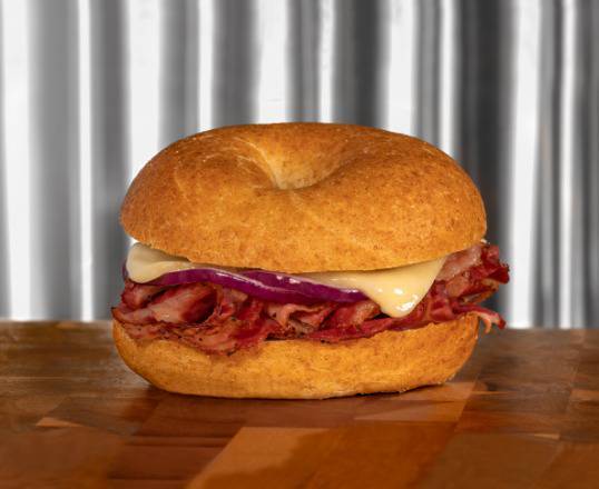 Order Pastrami (Hot) food online from Yum Yum Donuts store, Maywood on bringmethat.com