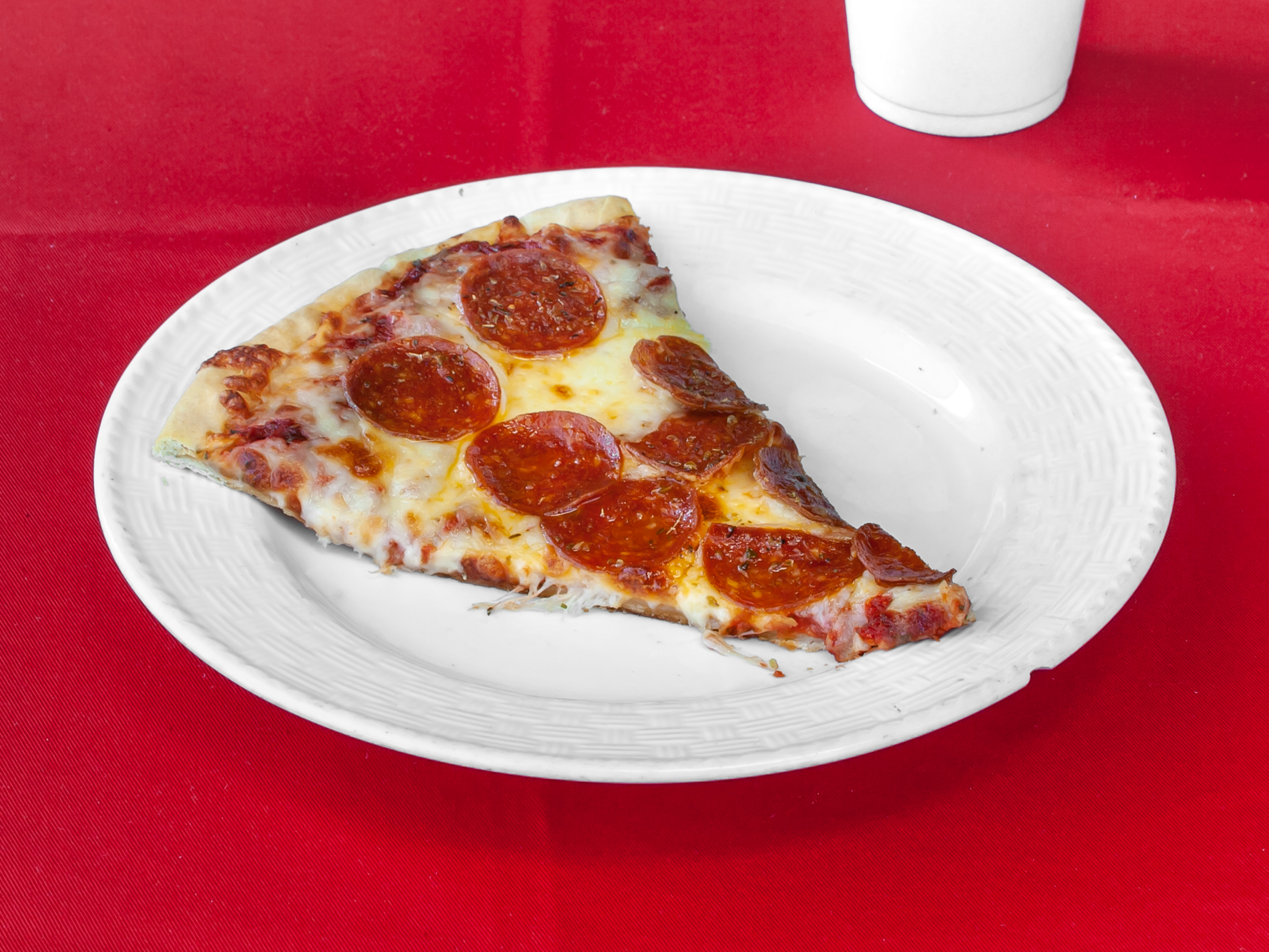 Order Slice of Pepperoni Pizza food online from Munchies gyros & pizza store, Chicago on bringmethat.com
