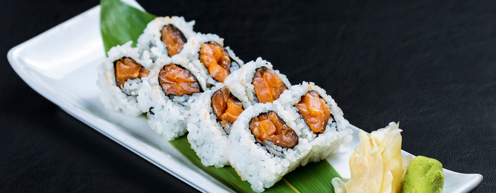 Order Spicy Salmon Roll food online from PB Sushi store, San Diego on bringmethat.com