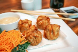 Order 3. Fried Shumai (8) food online from Ninja Cafe store, High Point on bringmethat.com
