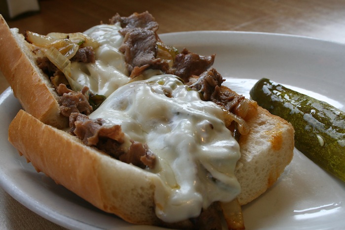Order Philly Cheese Steak Sandwich food online from Burger Baron store, Chicago on bringmethat.com