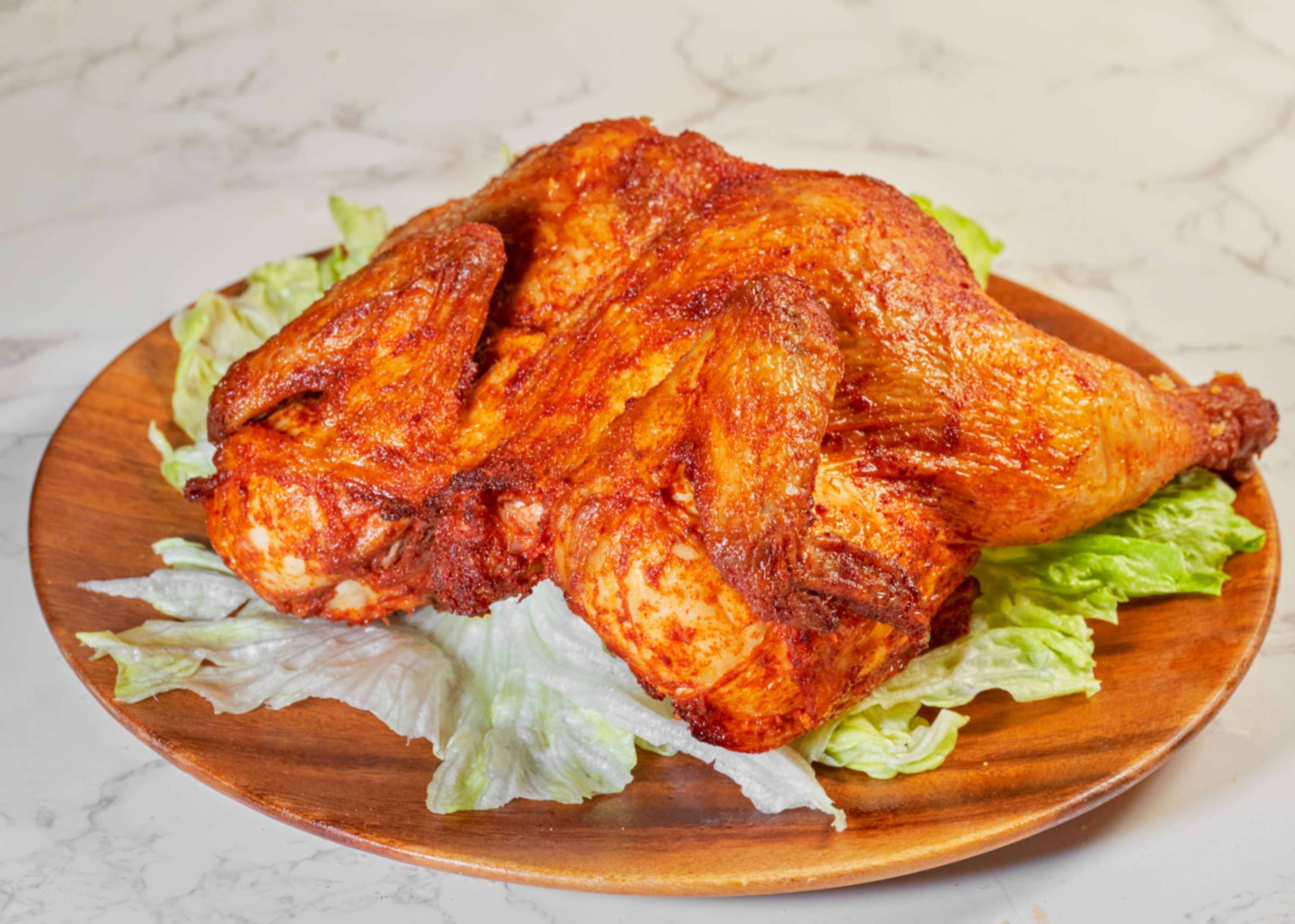Order Orleans Grilled Whole Chicken 烤全鸡 food online from 98k Hamburger store, Pittsburgh on bringmethat.com
