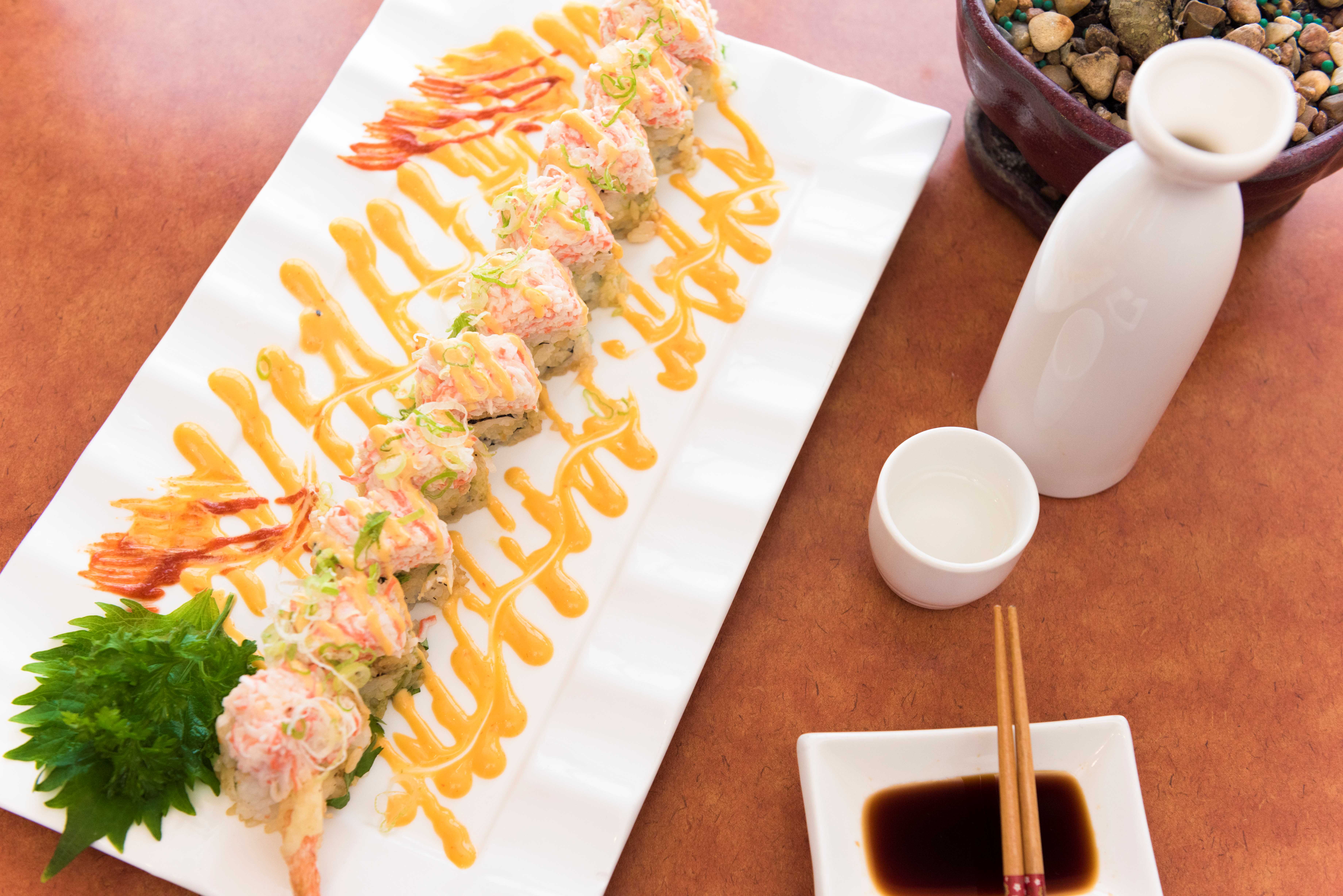 Order 8 Piece Double Shell Roll food online from Matsu Sushi Bar store, Houston on bringmethat.com
