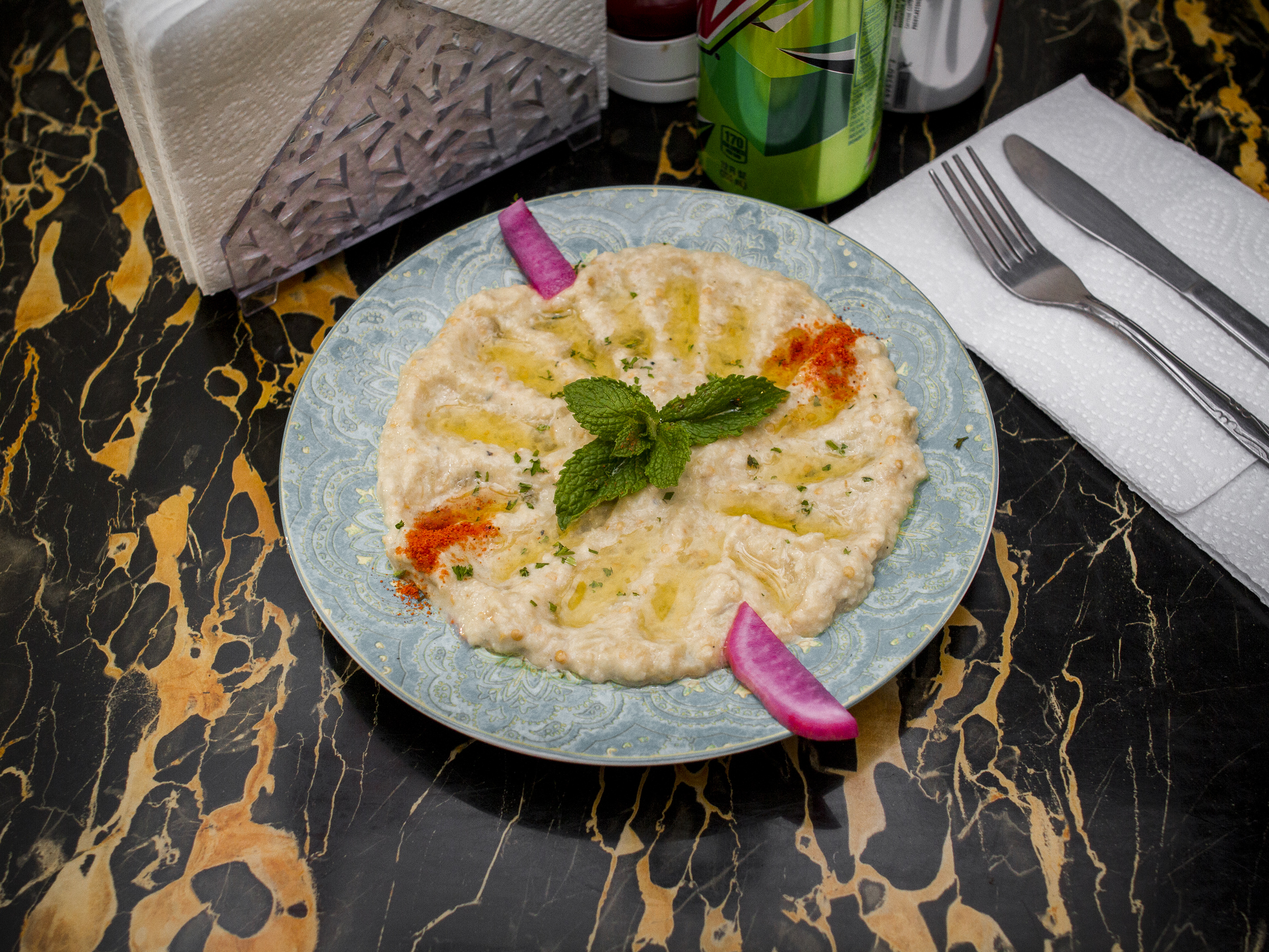 Order Babaghanouje food online from Tabouli Pizza Express store, Edgewater on bringmethat.com