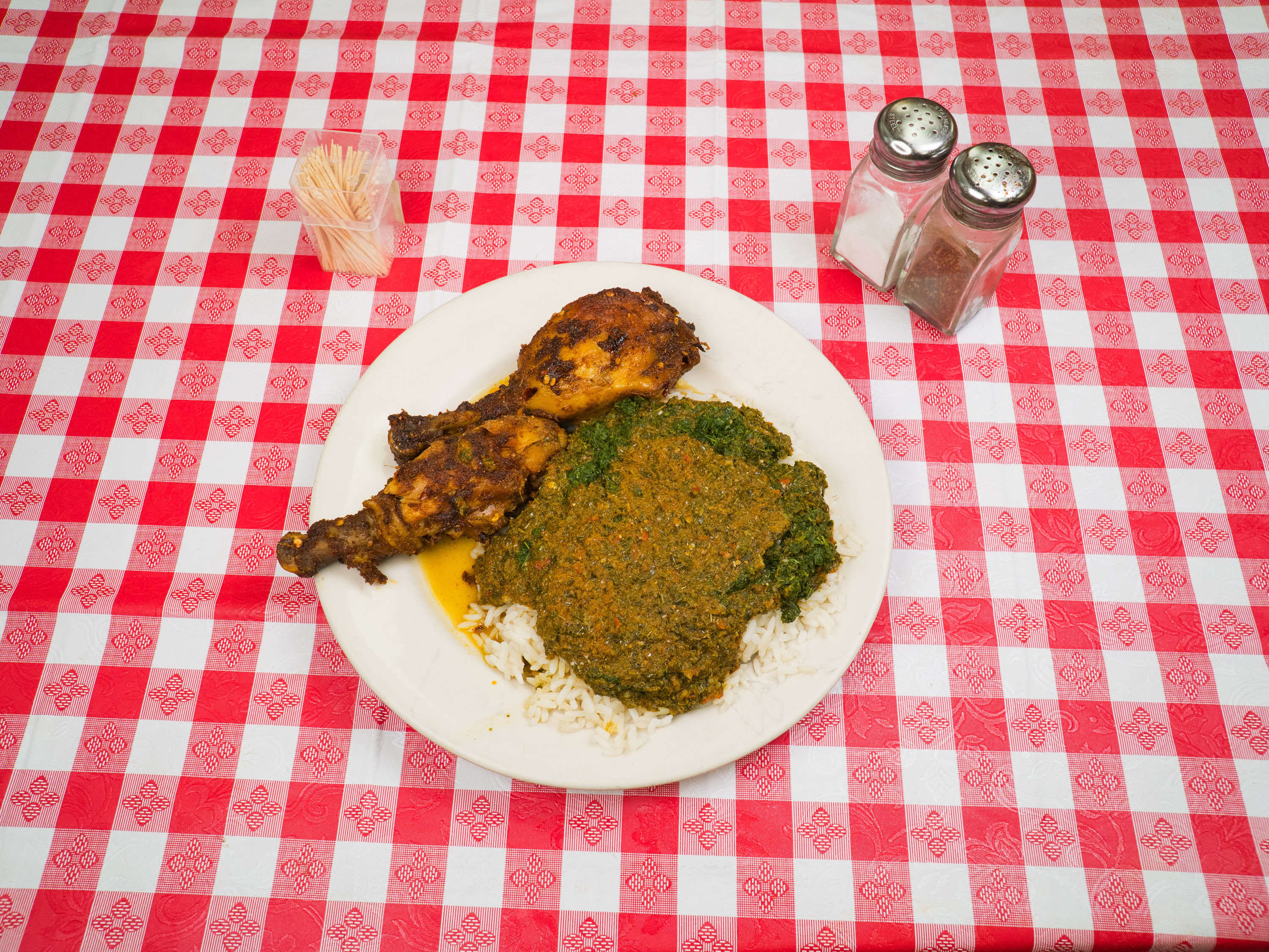 Order Cassava Leaves food online from Jodeem African Cuisine store, Greenbelt on bringmethat.com