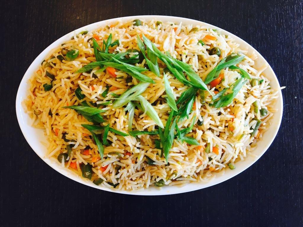 Order Vegetable Fried Rice food online from Biryani Bowl store, Fremont on bringmethat.com