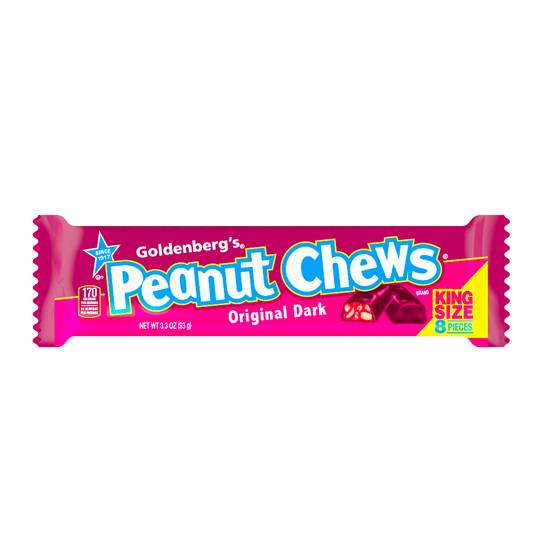 Order Goldenbergs Peanut Chews King Size (3.3 oz) food online from Rite Aid store, Eugene on bringmethat.com