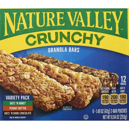 Order Nature Valley Crunchy Granola Bars Variety Pack food online from Cvs store, SARATOGA on bringmethat.com