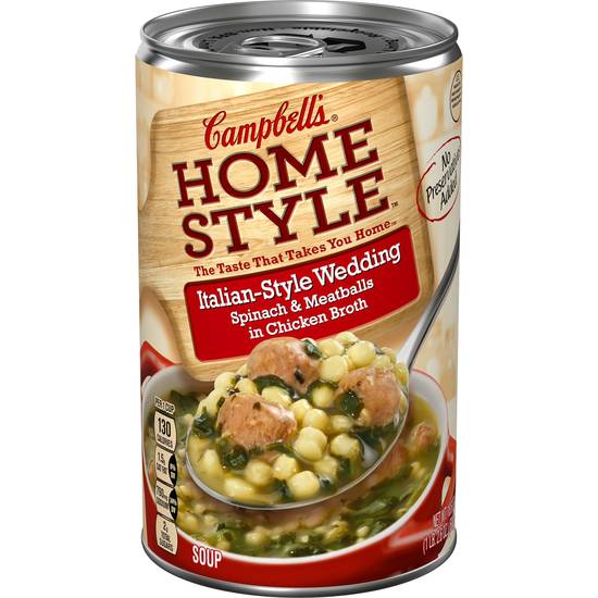 Order Campbell's Homestyle Soup, Italian Style Wedding Soup, 18.6 Oz Can food online from CVS store, BRYAN on bringmethat.com