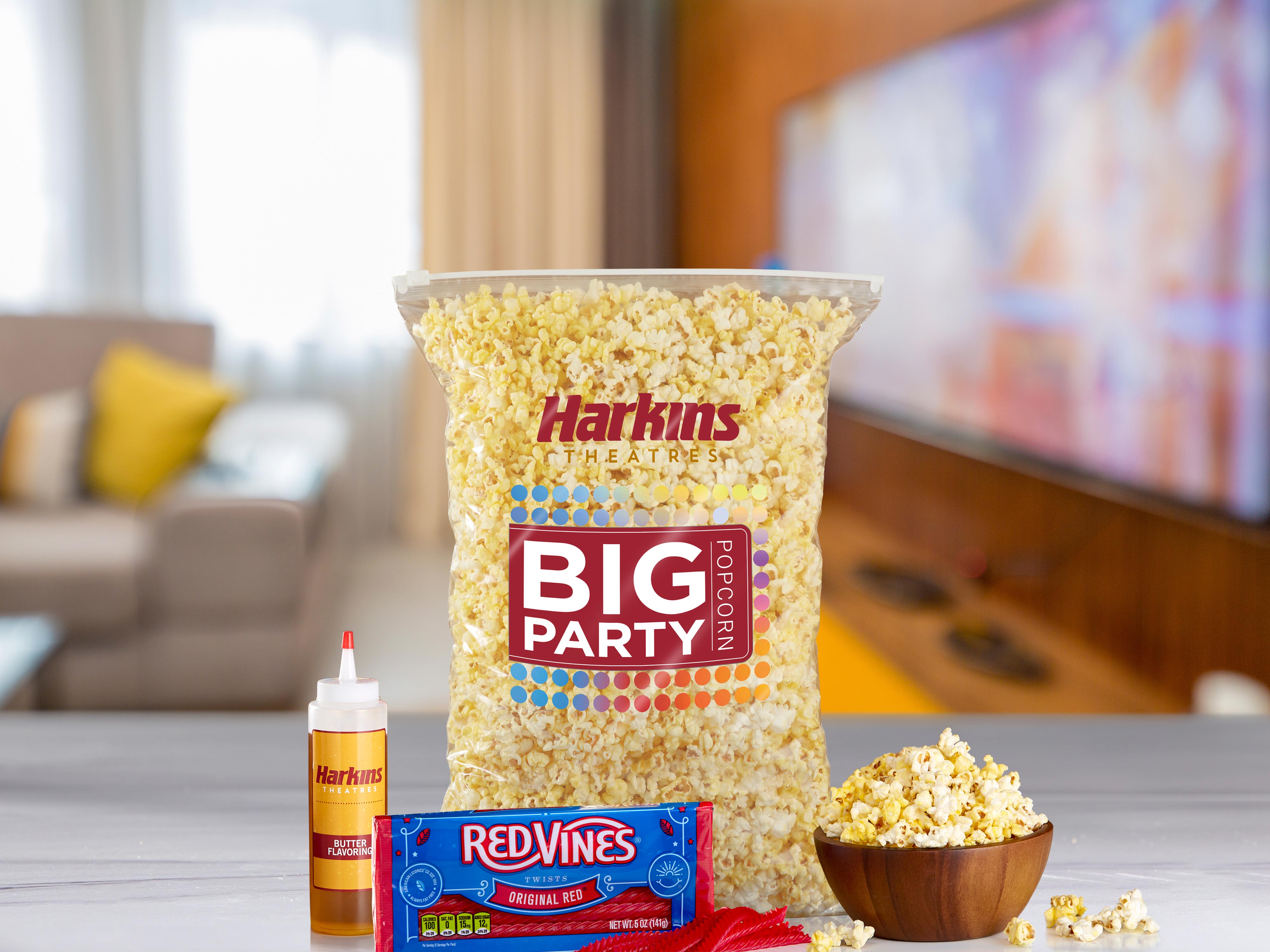 Order Big Party Popcorn + food online from Harkins Theatres Tempe Marketplace store, Tempe on bringmethat.com