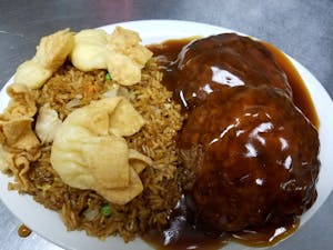 Order C4. Chicken Egg Foo Young food online from China Restaurant store, Roseville on bringmethat.com