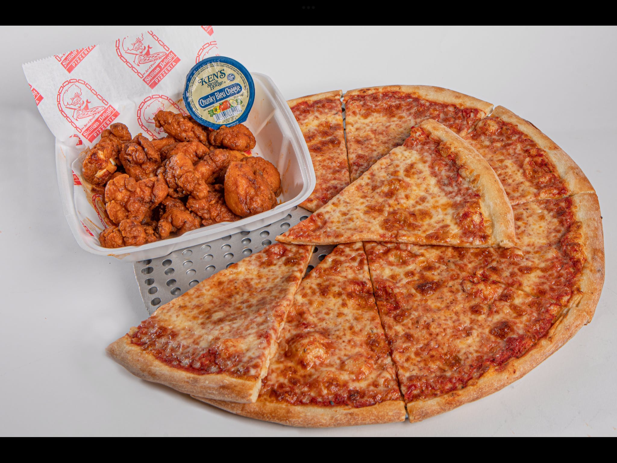 Order Extra Large Pizza & 20 Boneless Wings Special - Special food online from Sicilian Delight store, Victor on bringmethat.com