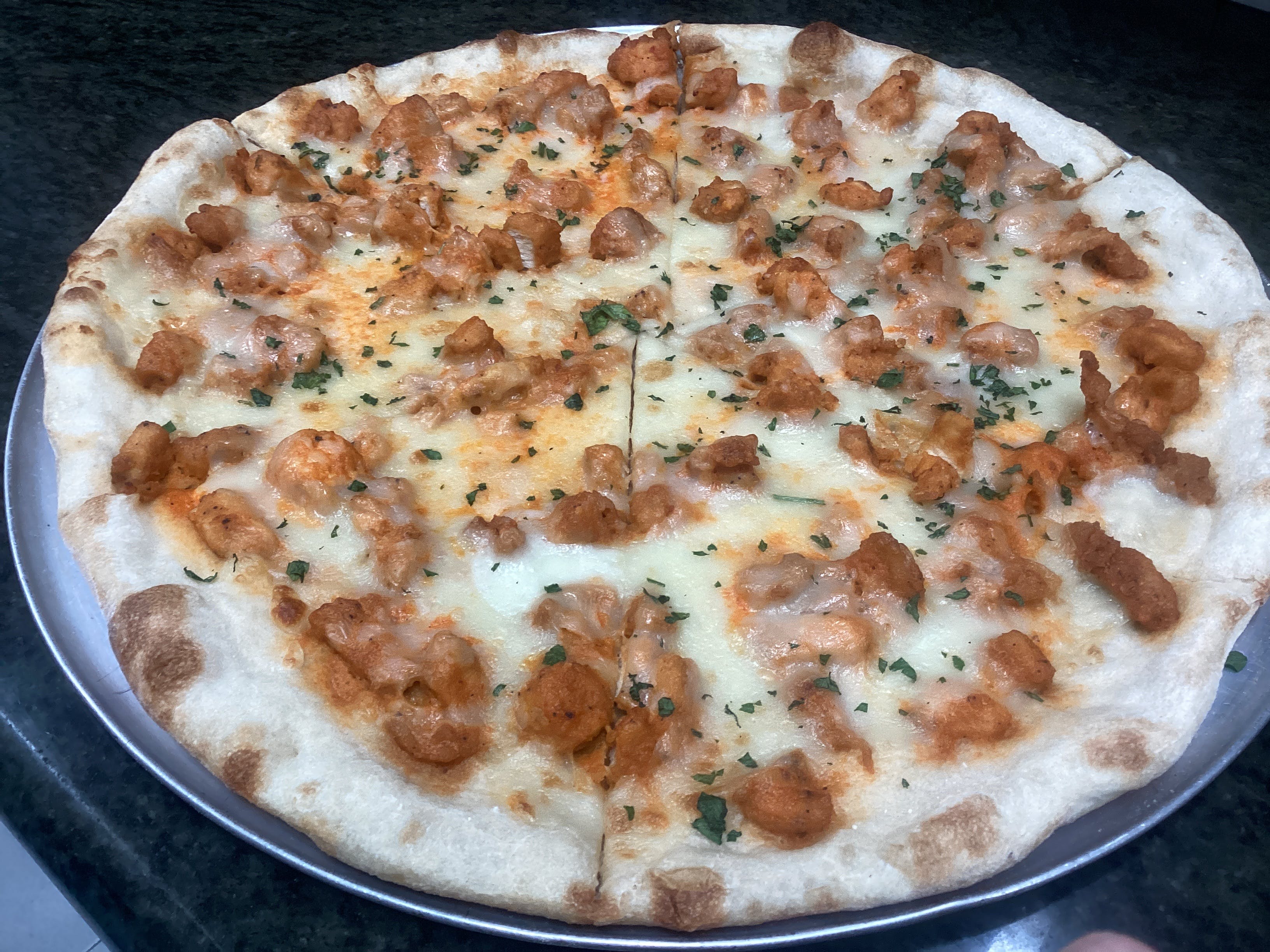 Order Buffalo Chicken Pizza - 16" food online from Pizza Boss store, Deer Park on bringmethat.com