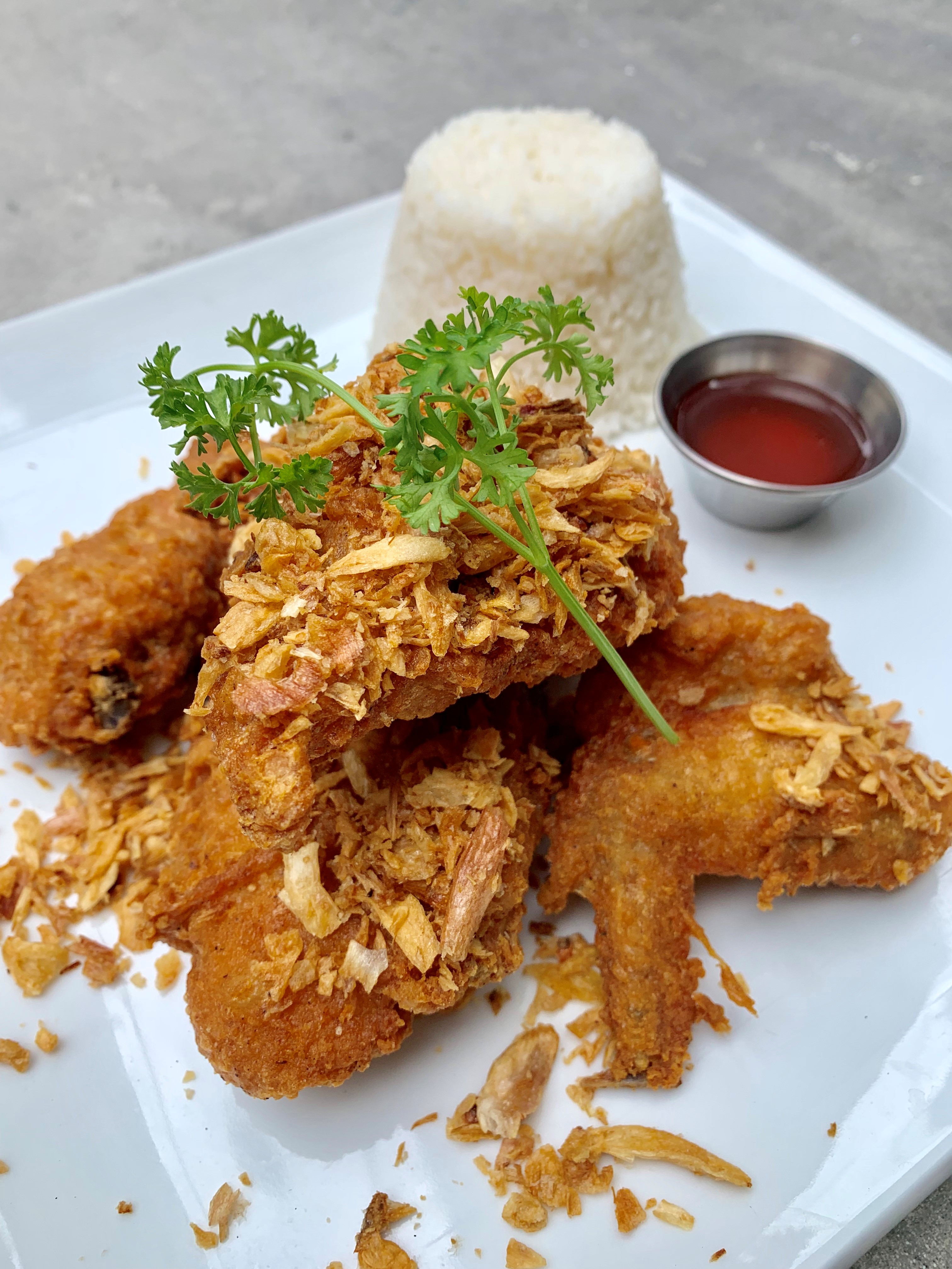 Order Hat Yai Fried Chicken food online from Baramee thai store, San Pedro on bringmethat.com