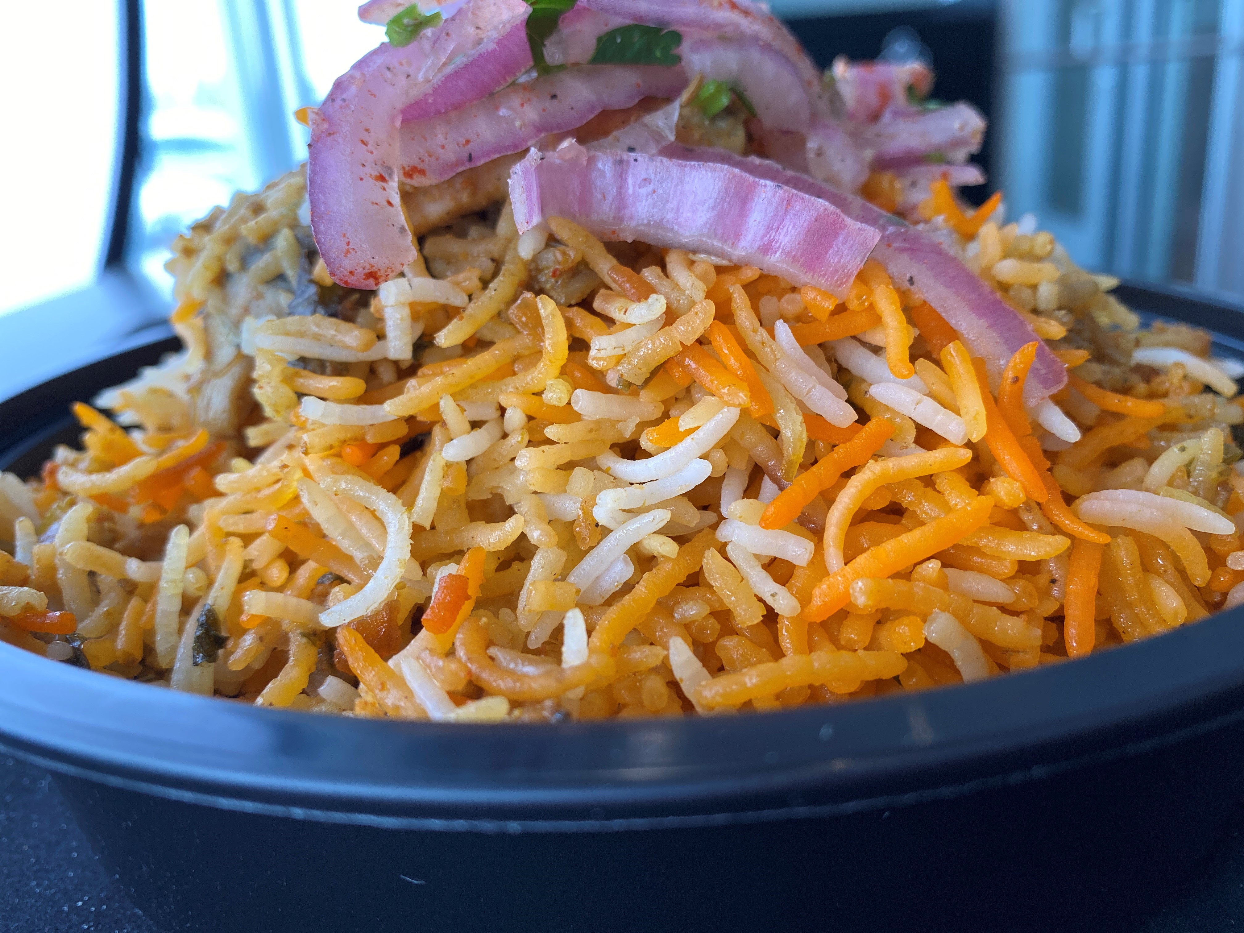 Order Signature Briyani Bowl food online from Rollz Rice Indian Kitchen store, Lewis Center on bringmethat.com