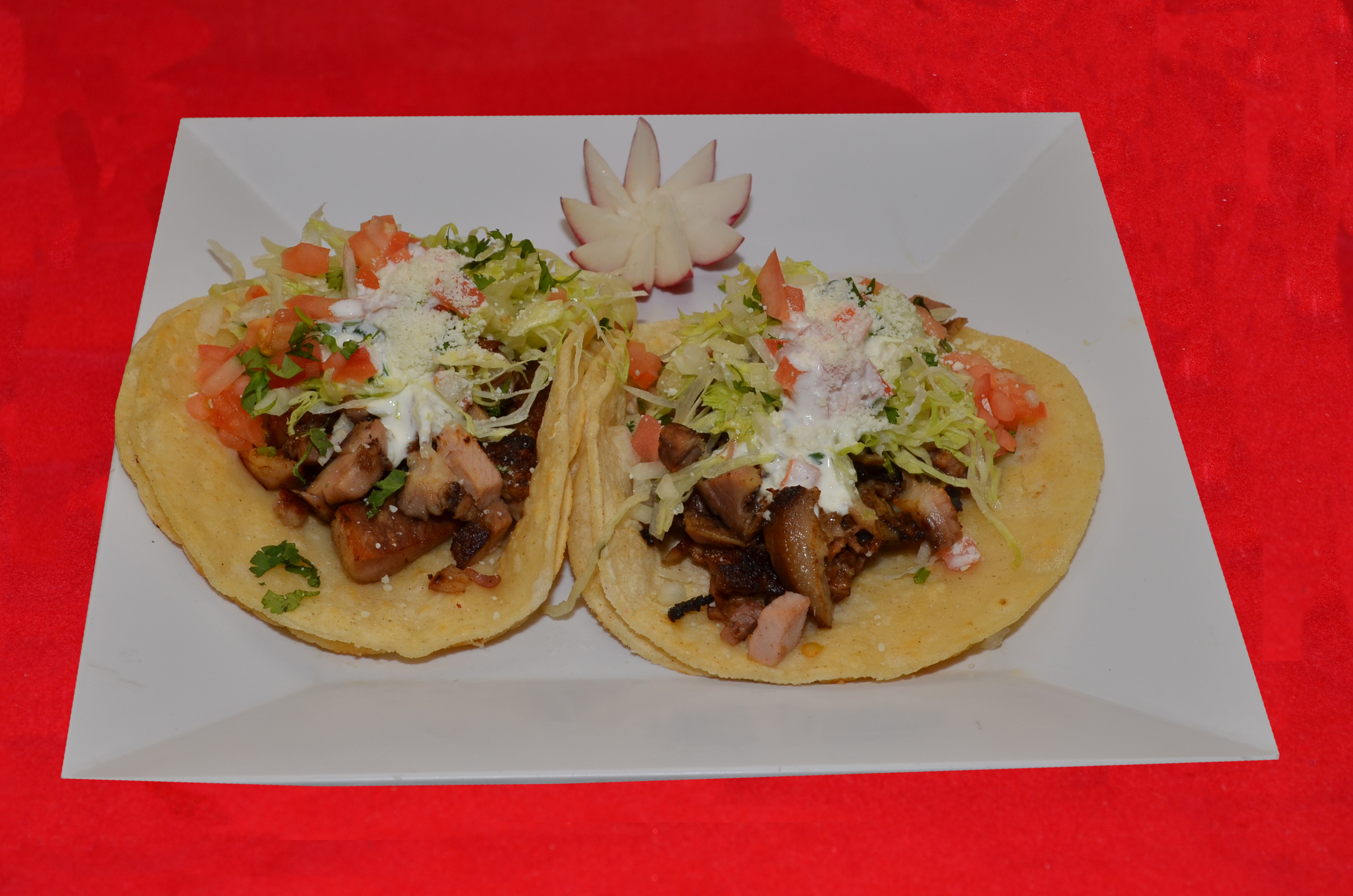 Order Tacos Americanos food online from Pancho Villa Restaurant store, Bronx on bringmethat.com