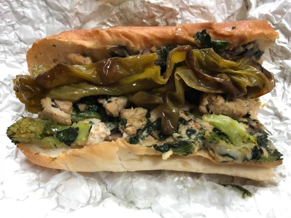 Order Vini’s Chicken Sandwich - Sandwich food online from Camila's Pizzeria store, Bensalem on bringmethat.com