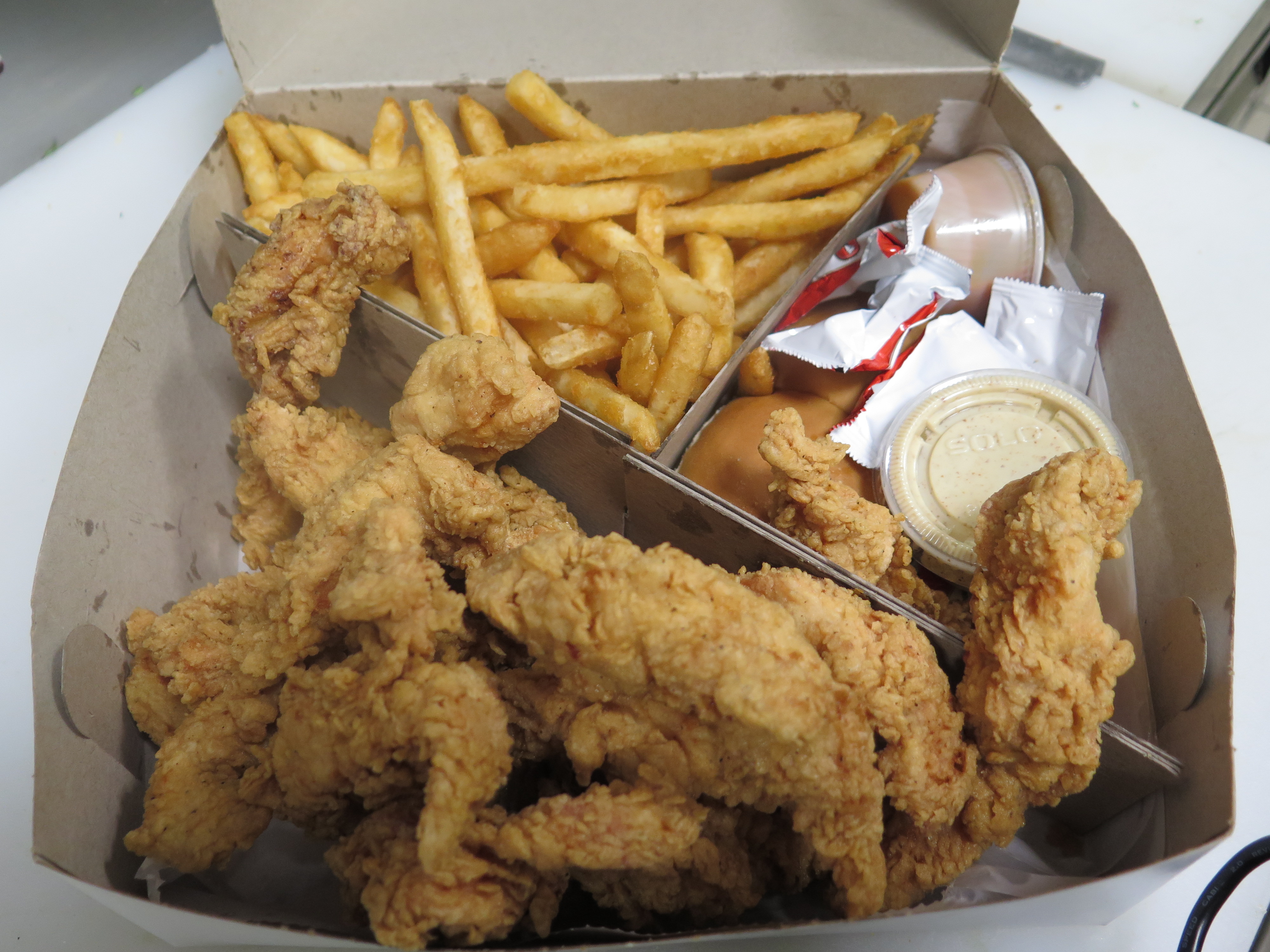 Order 18 Chicken Fingers Dinner food online from House Of Burrito Chicken & Pizza store, Waldwick on bringmethat.com