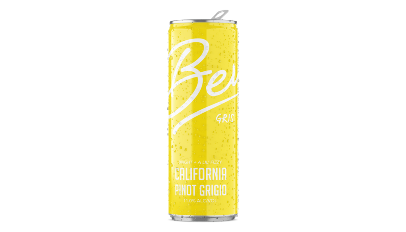 Order Bev Pinot Gris 4x 250ml Cans food online from Village Commons Liquor store, Camarillo on bringmethat.com