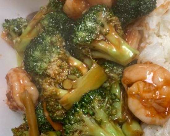 Order Shrimp with Broccoli food online from Panda House store, Old Bridge on bringmethat.com
