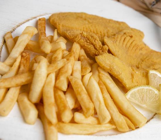 Order 2pc TILAPIA DINNER. food online from Hook Catch Seafood And Wings store, Baton Rouge on bringmethat.com