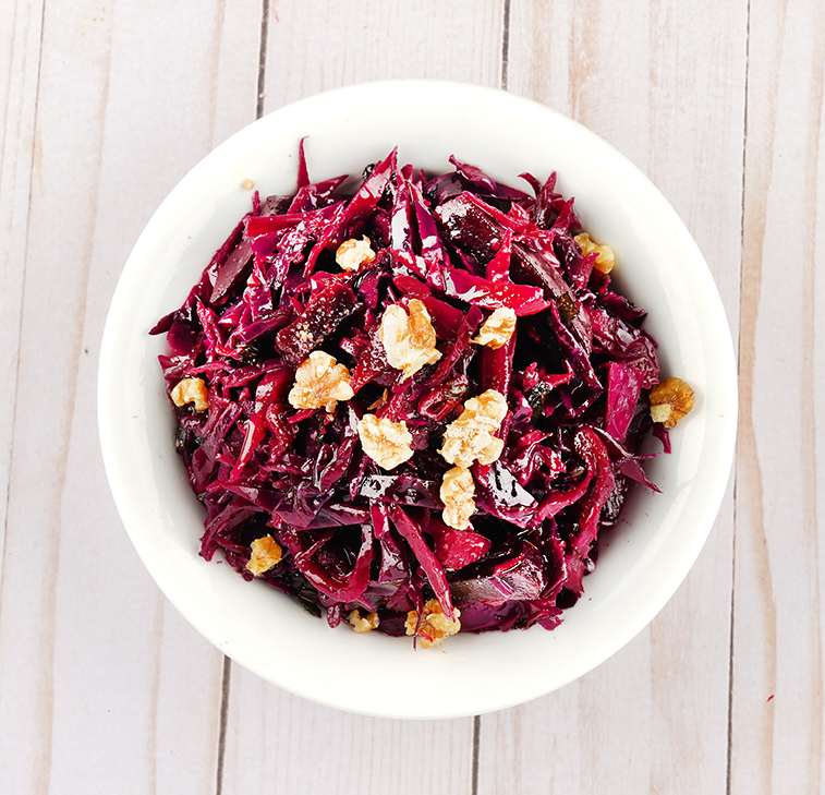 Order Red Cabbage ＆ Beet Salad food online from Tarme Mediterranean Grill store, Glendale on bringmethat.com