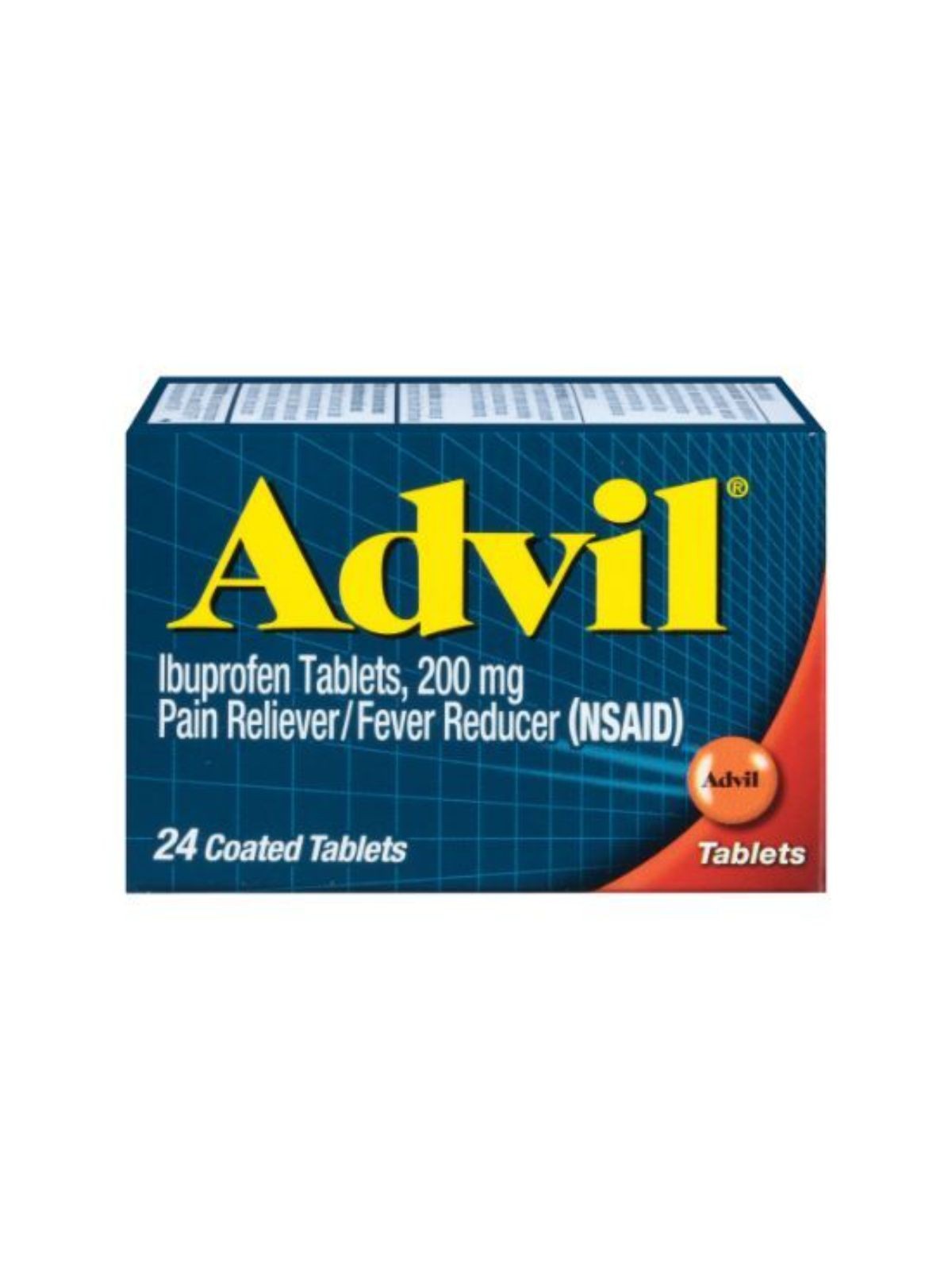 Order Advil Pain Reliever and Fever Reducer (24 tablets) food online from Stock-Up Mart store, Marietta on bringmethat.com