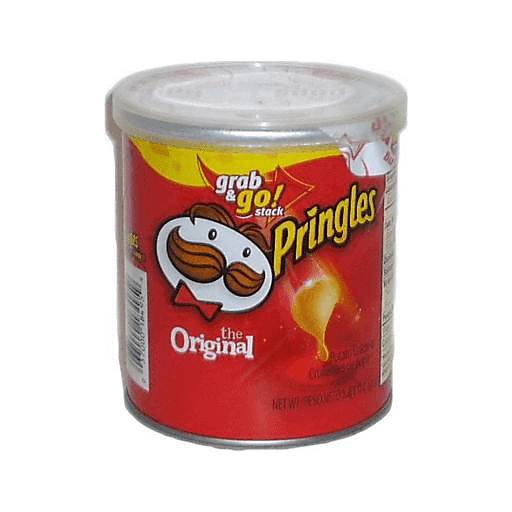 Order Pringles Original Mini Can (1.3 OZ) 112266 food online from Bevmo! store, Lafayette on bringmethat.com