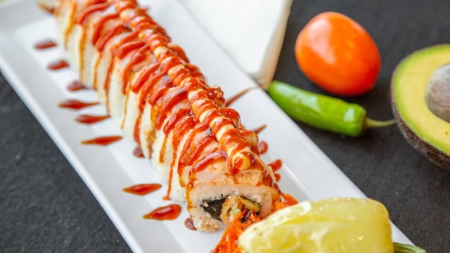 Order Culiacancito Roll food online from Mr. Sushi store, Fresno on bringmethat.com