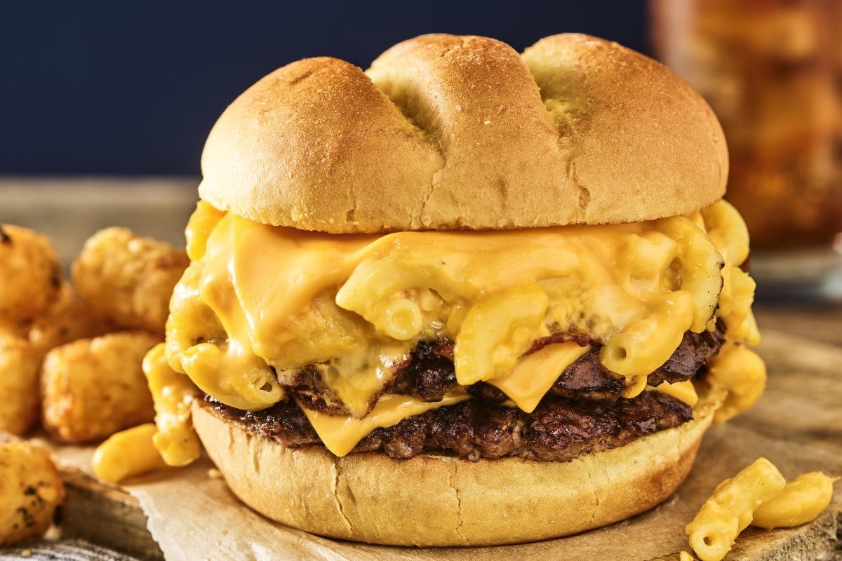 Order DOUBLE S'MAC & CHEESE BURGER food online from Smashburger store, Nanuet on bringmethat.com
