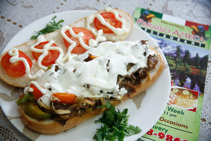 Order Philly Cheese Steak food online from Paraiso Azteca store, Brooklyn on bringmethat.com