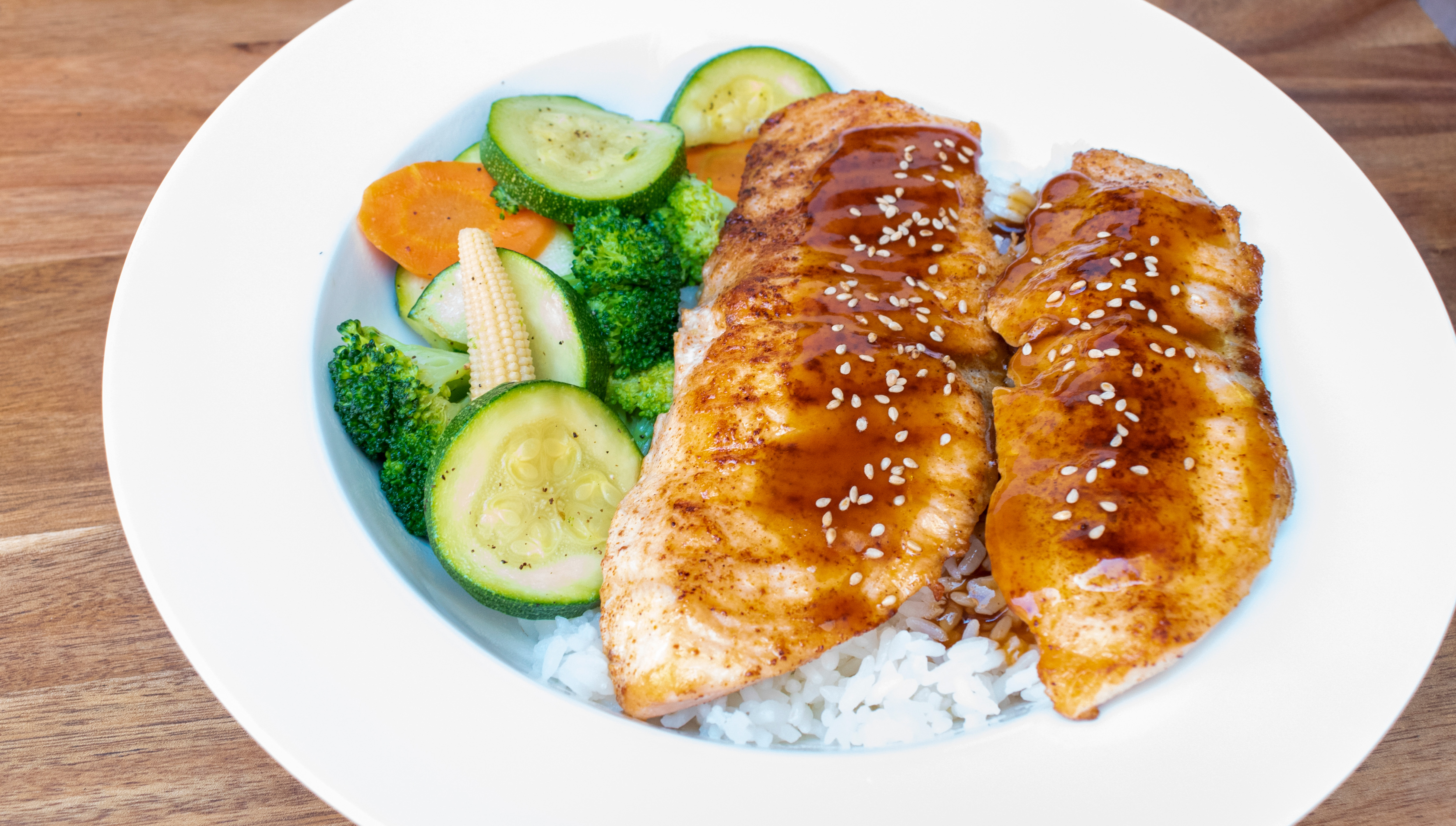 Order Grilled Salmon Plate food online from Mikawa Restaurant store, San Francisco on bringmethat.com