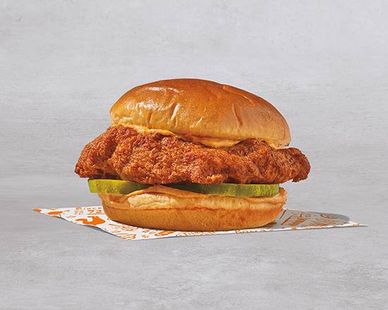 Order NEW Spicy Blackened Chicken Sandwich food online from Popeyes store, Gladstone on bringmethat.com