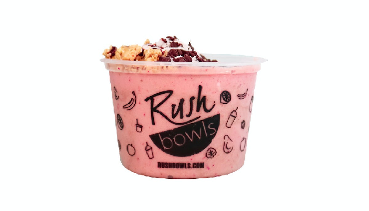 Order Chocolate Covered Strawberry Bowl food online from Rush Bowls store, Bloomington on bringmethat.com