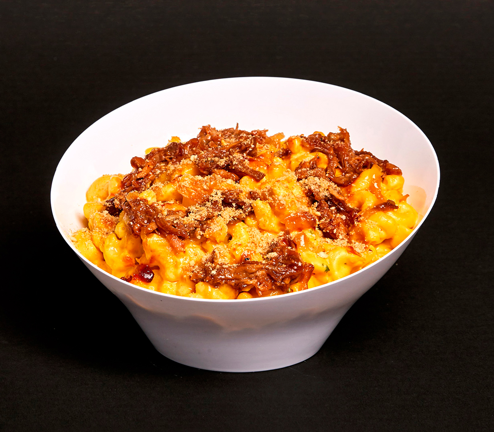 Order Pulled Pork Mac and Cheese food online from The Mac Scientist store, Baton Rouge on bringmethat.com