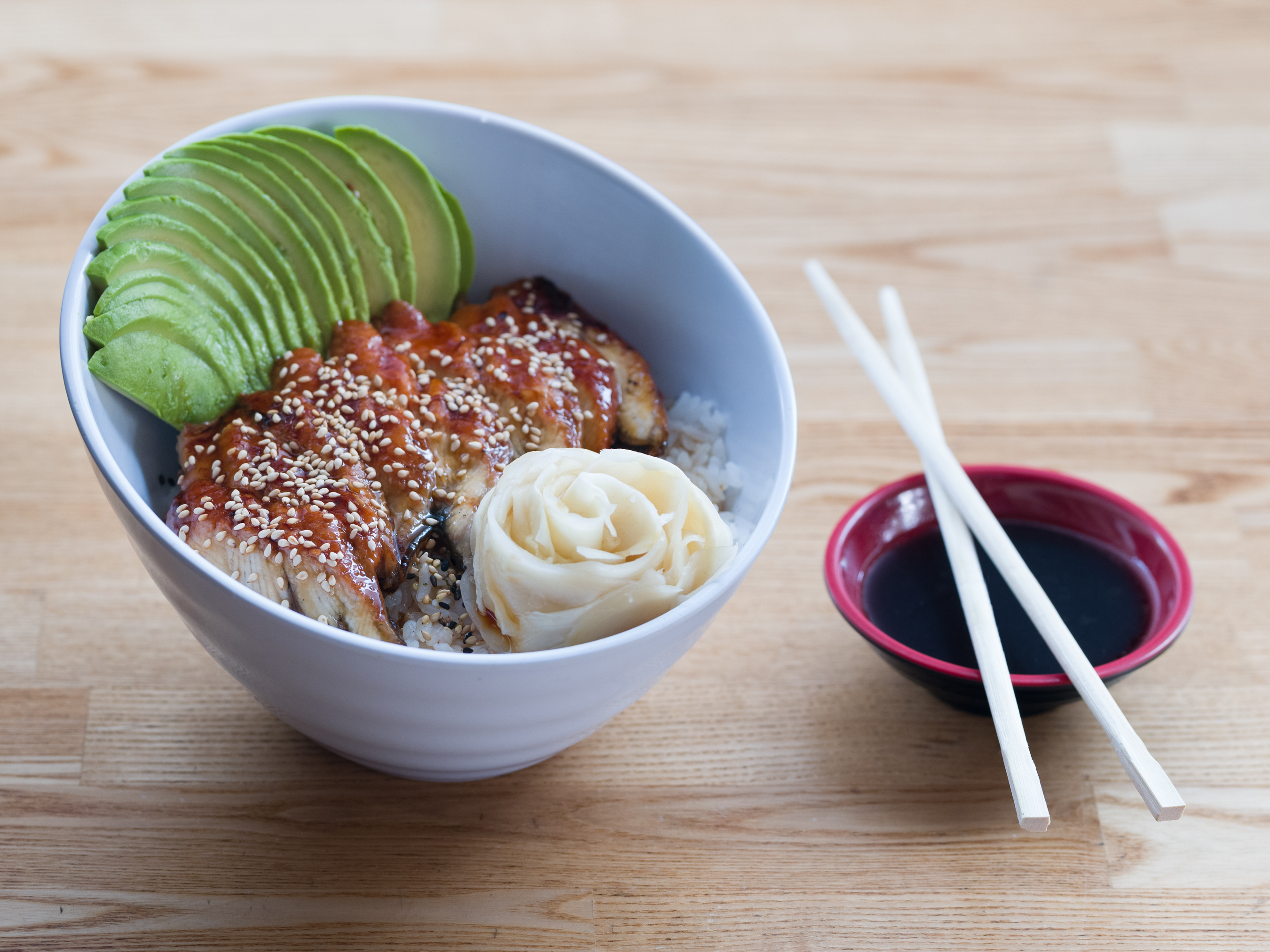Order Eel Rice Bowl food online from Roll Call store, Los Angeles on bringmethat.com