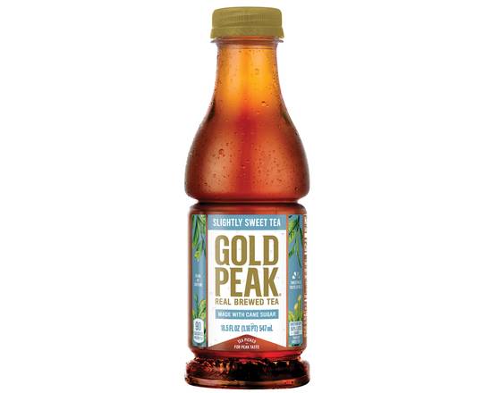 Order Bottled Gold Peak Sweet Tea food online from Marco's Pepper Grill store, Houston on bringmethat.com