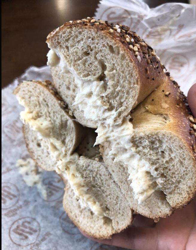 Order Classic Bagel with Plain Cream Cheese Breakfast food online from Manhattan Bagel store, Totowa on bringmethat.com